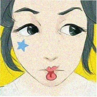 观众头像占位图:霓虹灯下的侧脸剪影