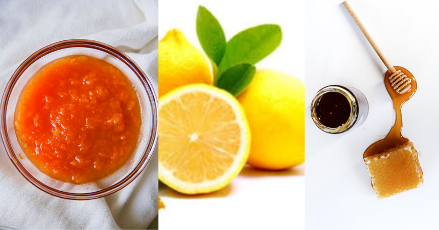 Tomatoes, Lemon Juice, and Honey Mask